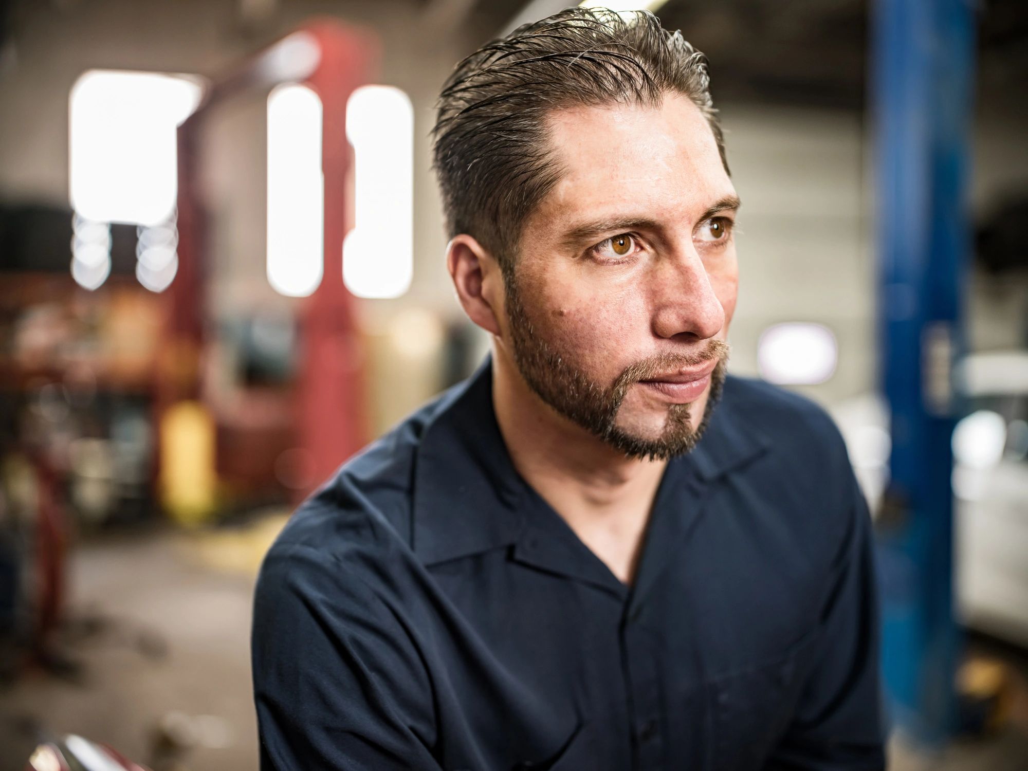 ASE certified mechanic portrait