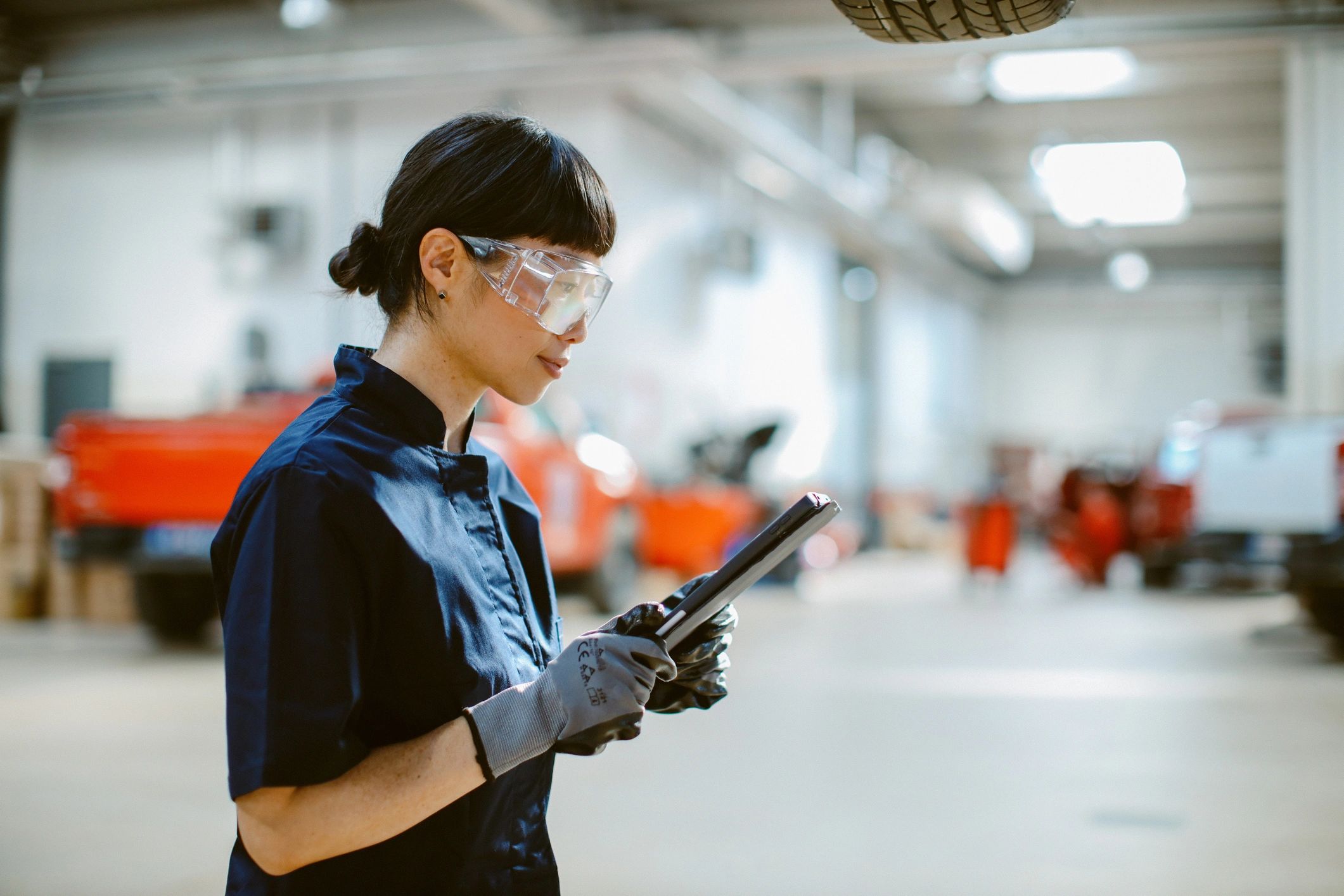 Japanese car service garage