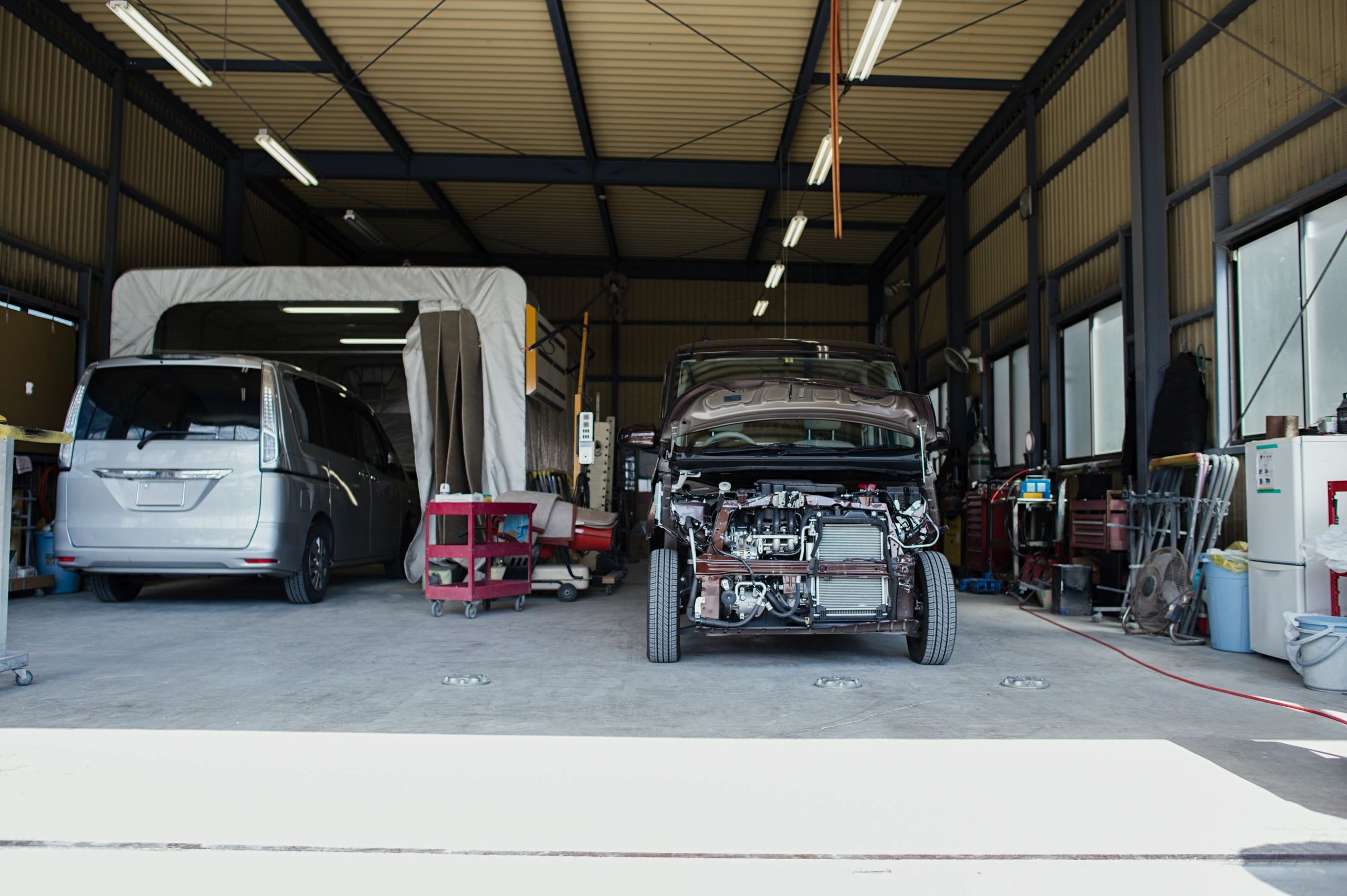 Japanese car service garage